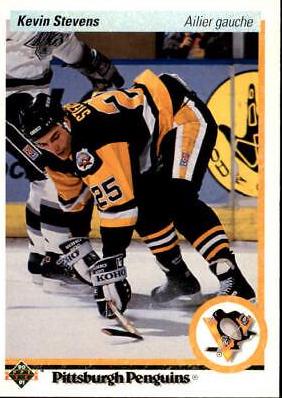 Kevin Stevens #14 Hockey Cards 1990 Upper Deck French