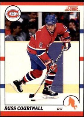 Russ Courtnall #148 Hockey Cards 1990 Score Canadian