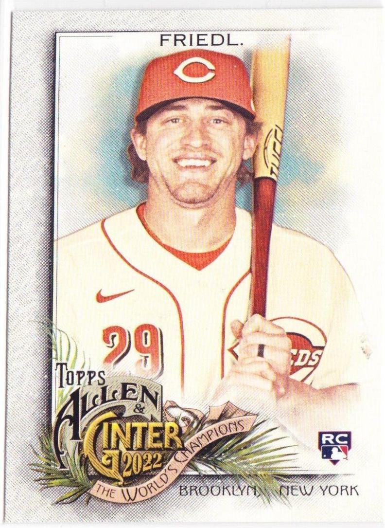 TJ Friedl #159 Baseball Cards 2022 Topps Allen & Ginter