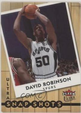 David Robinson #SS-36 Basketball Cards 2007 Ultra Snap Shots