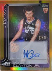 Walter Clayton Jr. [Gold Rainbow] #TFRR-WC Prices | 2025 Topps