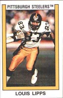 Louis Lipps #382 Football Cards 1989 Panini Sticker