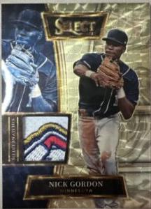 Nick Gordon [Holo] #SELS-NG Baseball Cards 2022 Panini Select Swatches