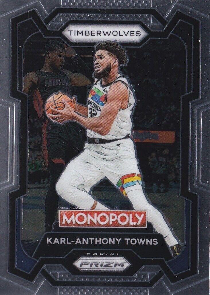 Karl-Anthony Towns #53 Basketball Cards 2023 Panini Prizm Monopoly