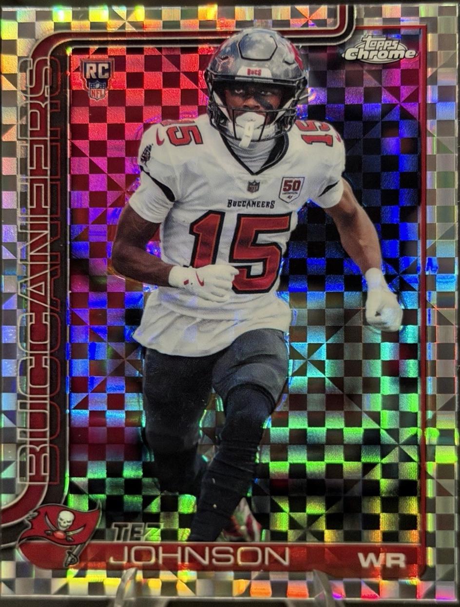 Tez Johnson [X-Fractor] #342 Prices | 2025 Topps Chrome | Football