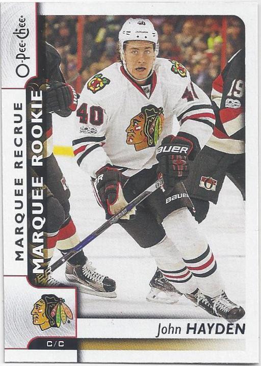 John Hayden #544 Hockey Cards 2017 O Pee Chee