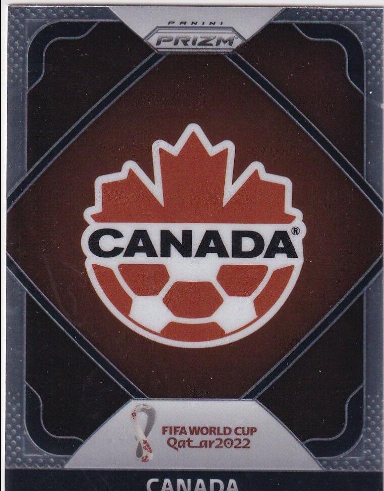 Canada #5 Soccer Cards 2022 Panini Prizm World Cup Team Badges