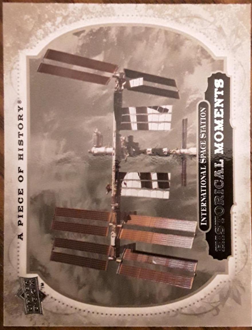 International Space Station #93 Baseball Cards 2008 Upper Deck A Piece of History