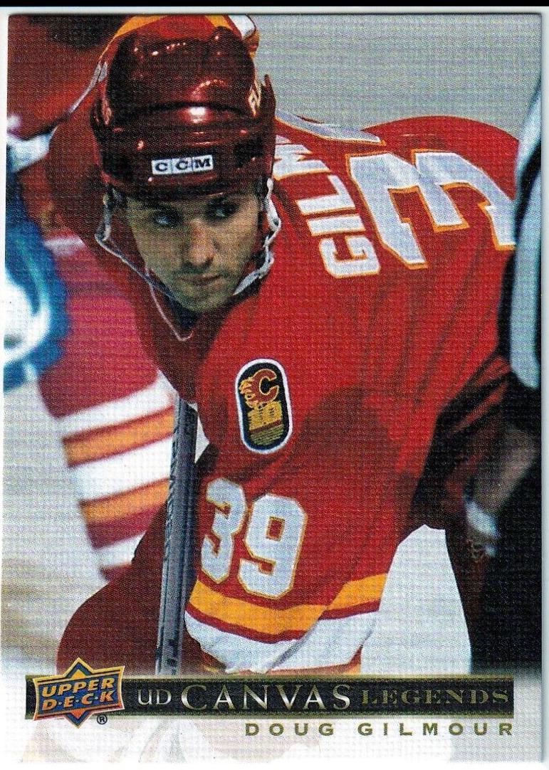 Doug Gilmour #C-11 Hockey Cards 2020 SP Signature Edition Legends UD Canvas