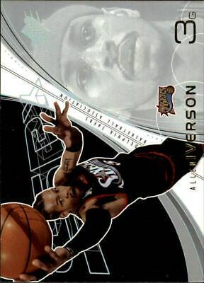 Allen Iverson #62 Basketball Cards 2002 Spx