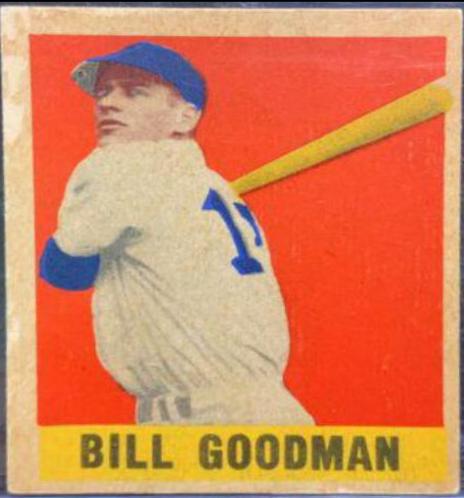 Bill Goodman #30 Baseball Cards 1948 Leaf