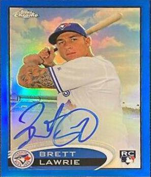 Brett Lawrie [Blue Refractor Autograph] #173
