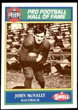 John McNally #14 Football Cards 1990 Swell Greats