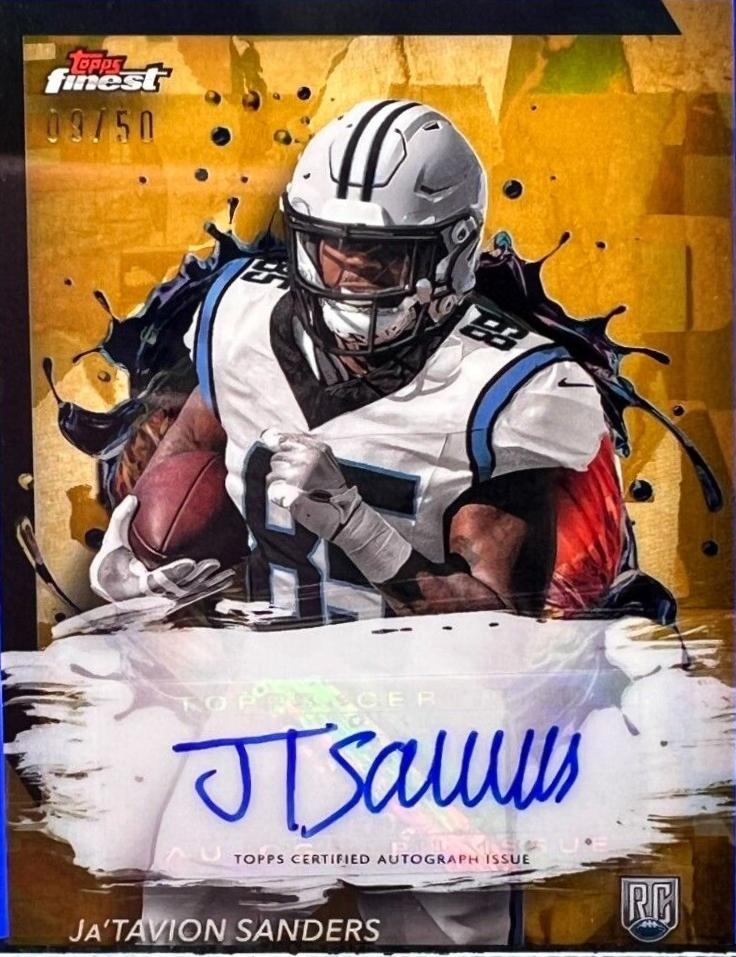Ja'Tavion Sanders [Gold Refractor] #RFA-JS