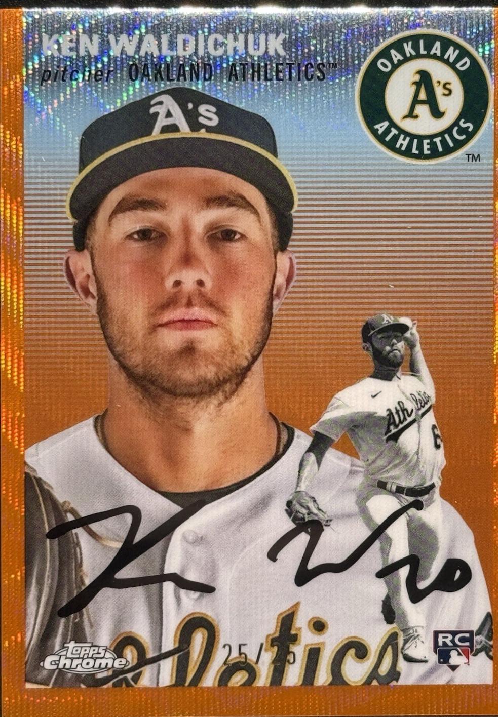 Ken Waldichuk [Orange Wave Refractor] #108