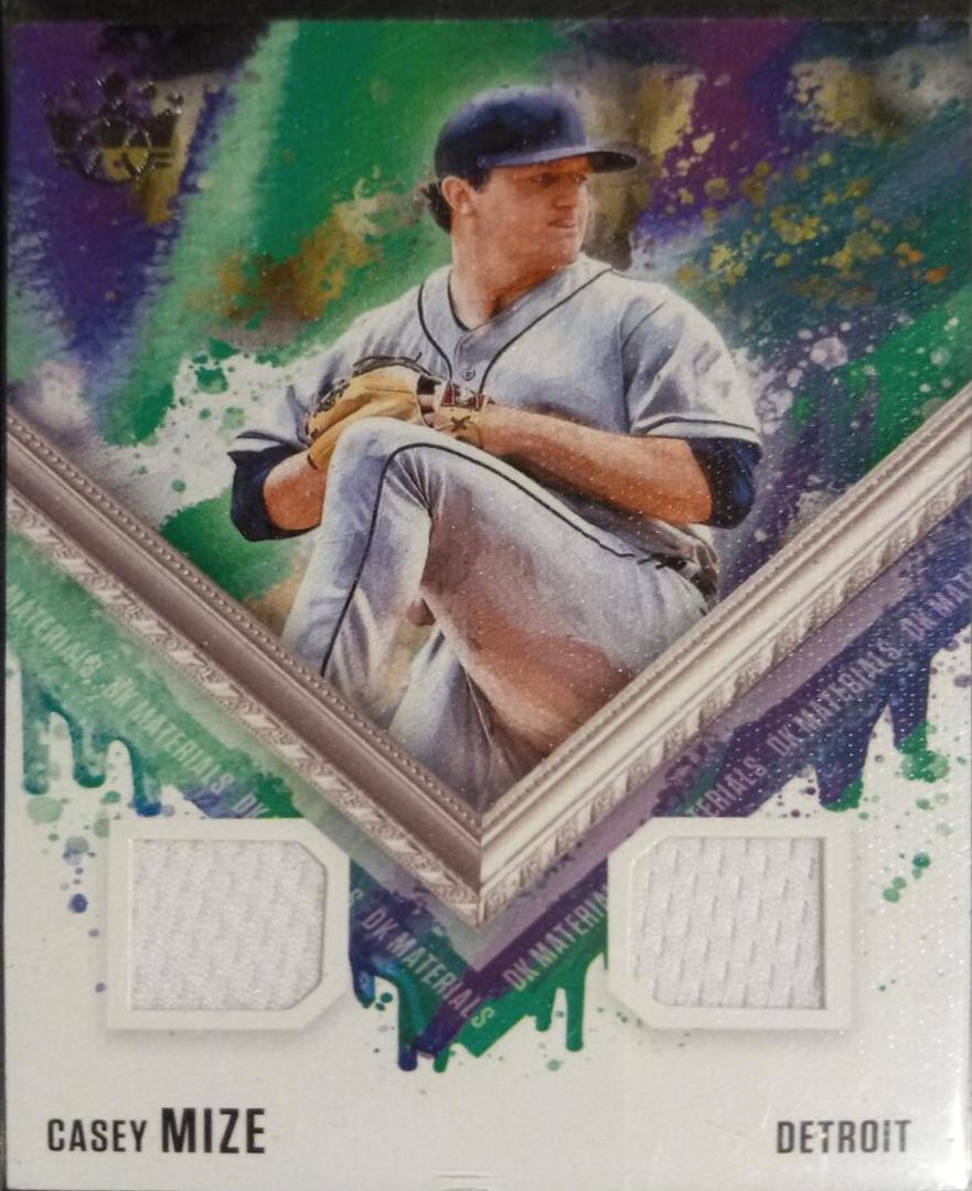 Casey Mize #DKM-CM Baseball Cards 2021 Panini Diamond Kings Materials