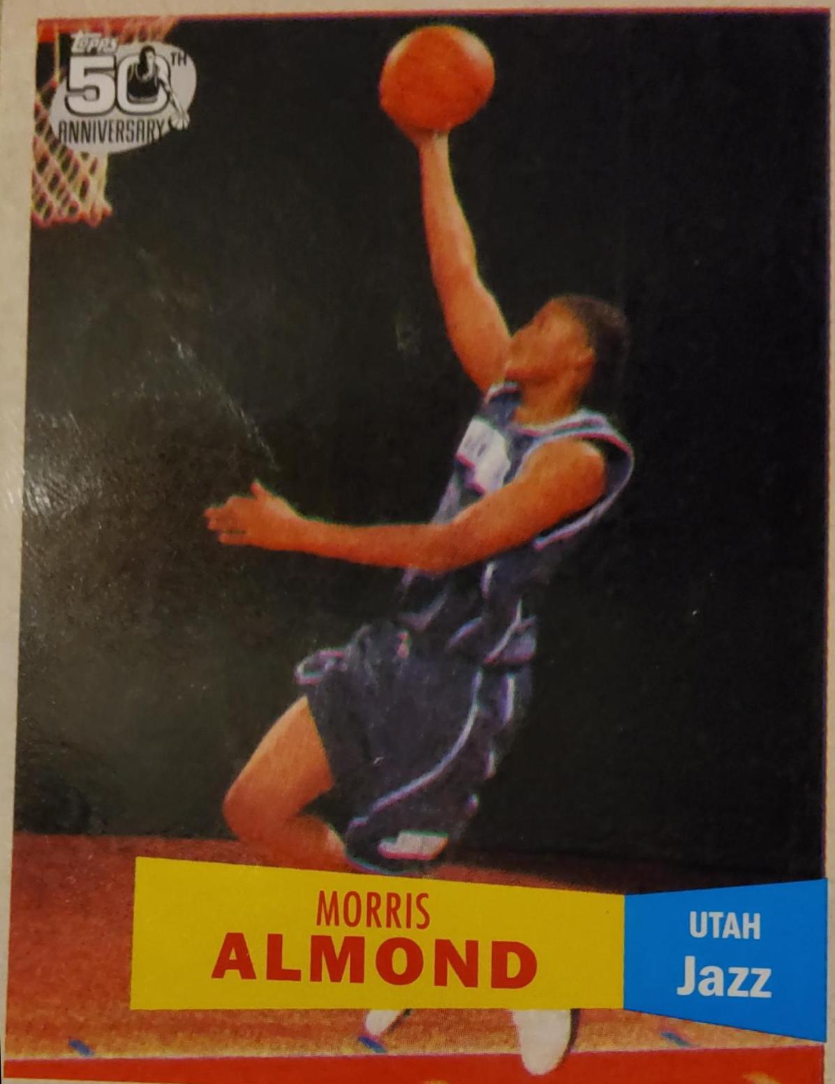 Morris Almond #134 2007 Topps 1957 58 Variation Basketball