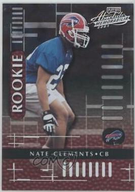 Nate Clements #117 2001 Playoff Absolute Memorabilia Football