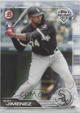 Eloy Jimenez #TH-EJ Baseball Cards 2019 Topps Holiday Bowman