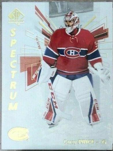Carey Price #S-2 Hockey Cards 2016 SP Authentic Spectrum FX