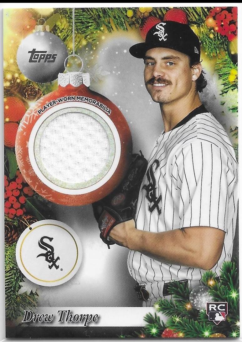 Drew Thorpe #PR-DT 2025 Topps Holiday Player Relic Baseball