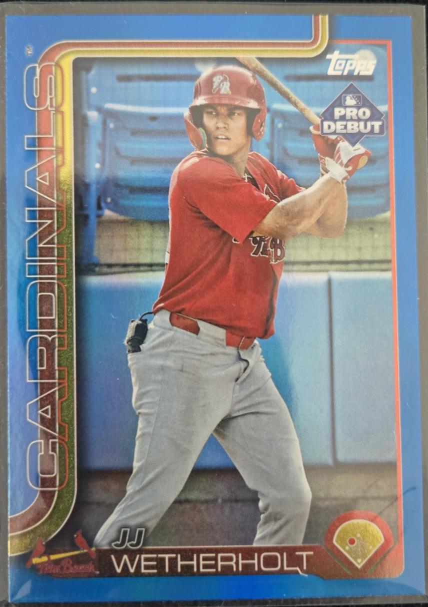 JJ Wetherholt [Blue Refractor] #PDC-94