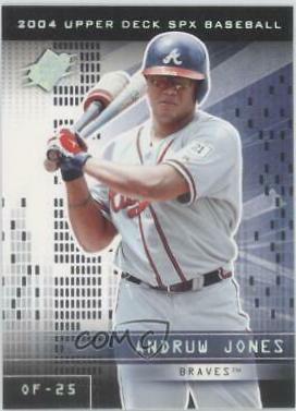 Andruw Jones #3 Baseball Cards 2004 Spx