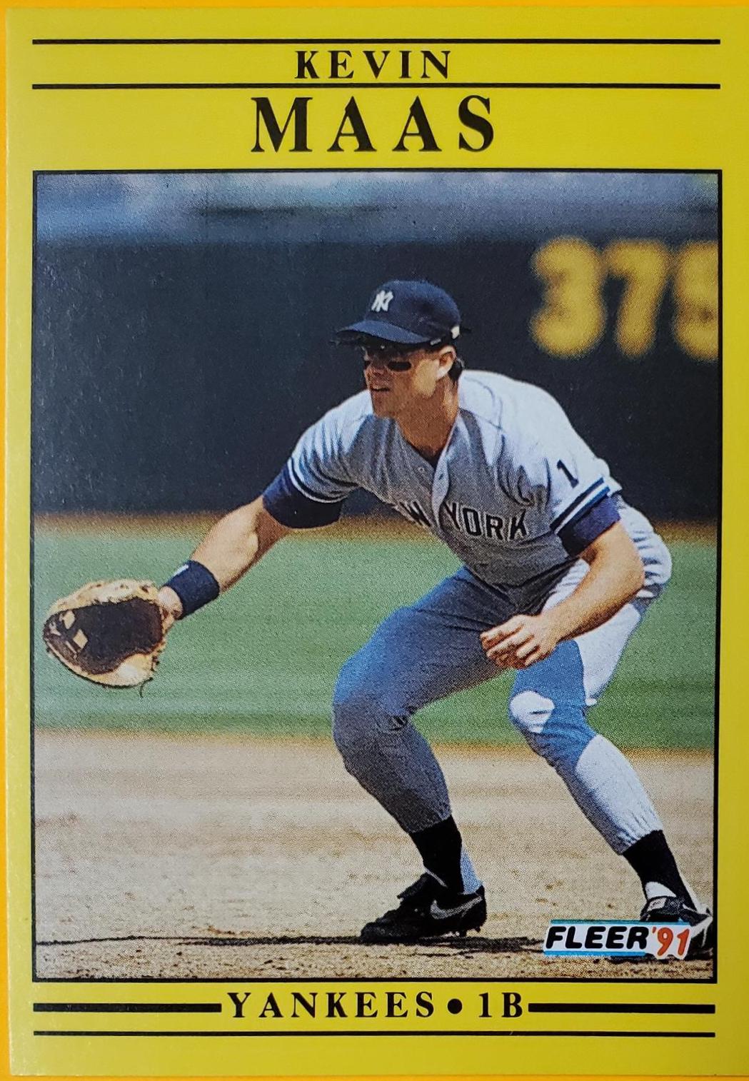Kevin Maas #672 Baseball Cards 1991 Fleer
