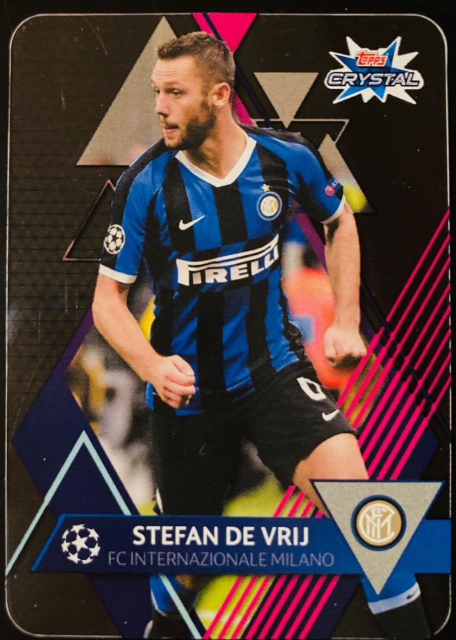 Stefan de Vrij #72 2019 Topps UEFA Champions League Crystal