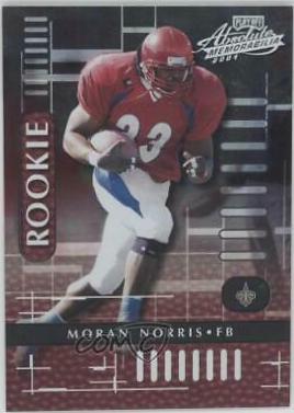 Moran Norris #122 2001 Playoff Absolute Memorabilia Football