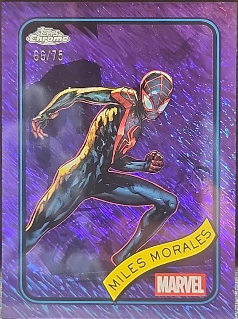 Miles Morales Purple Shimmer Refractor