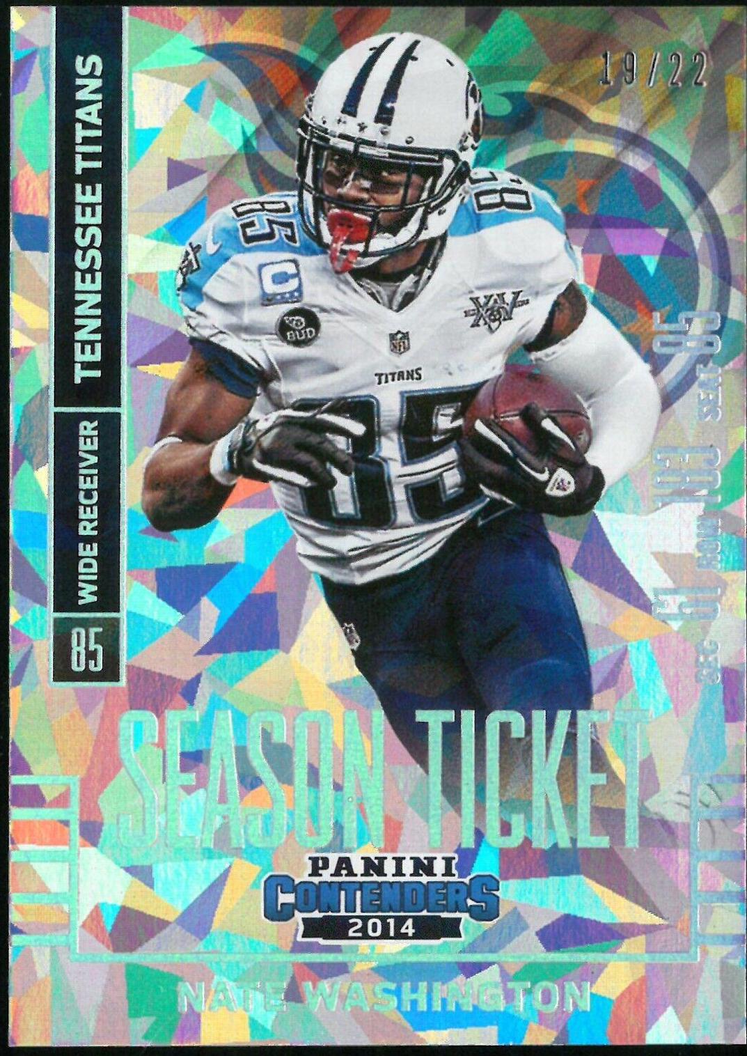Nate Washington [Cracked Ice Ticket] #95