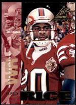 Jerry Rice #9 Football Cards 1997 Pinnacle Inside