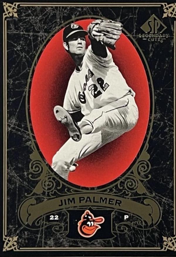 Jim Palmer #4 Baseball Cards 2007 SP Legendary Cuts