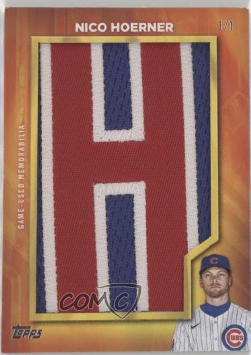 Nico Hoerner #ITN2-NH 2024 Topps In The Name Relic Baseball