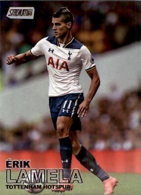 Erik Lamela #5 Soccer Cards 2016 Stadium Club Premier League