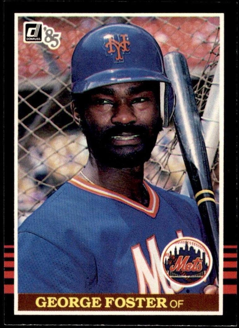 George Foster #603 1985 Donruss Baseball