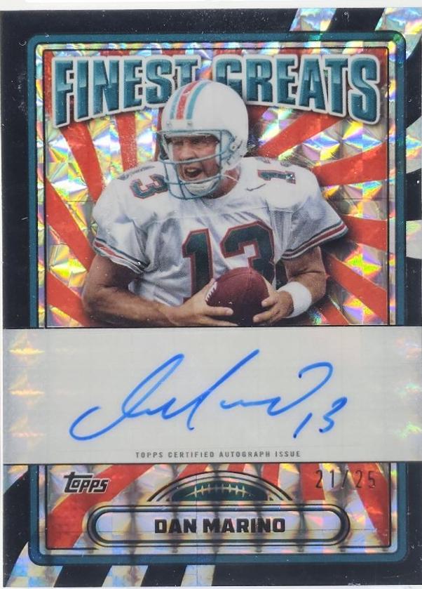 Dan Marino [Black Geometric Refractor] #FG-DM
