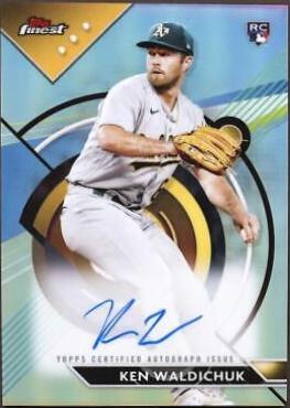 Ken Waldichuk #FA-KW Baseball Cards 2023 Topps Finest Autographs