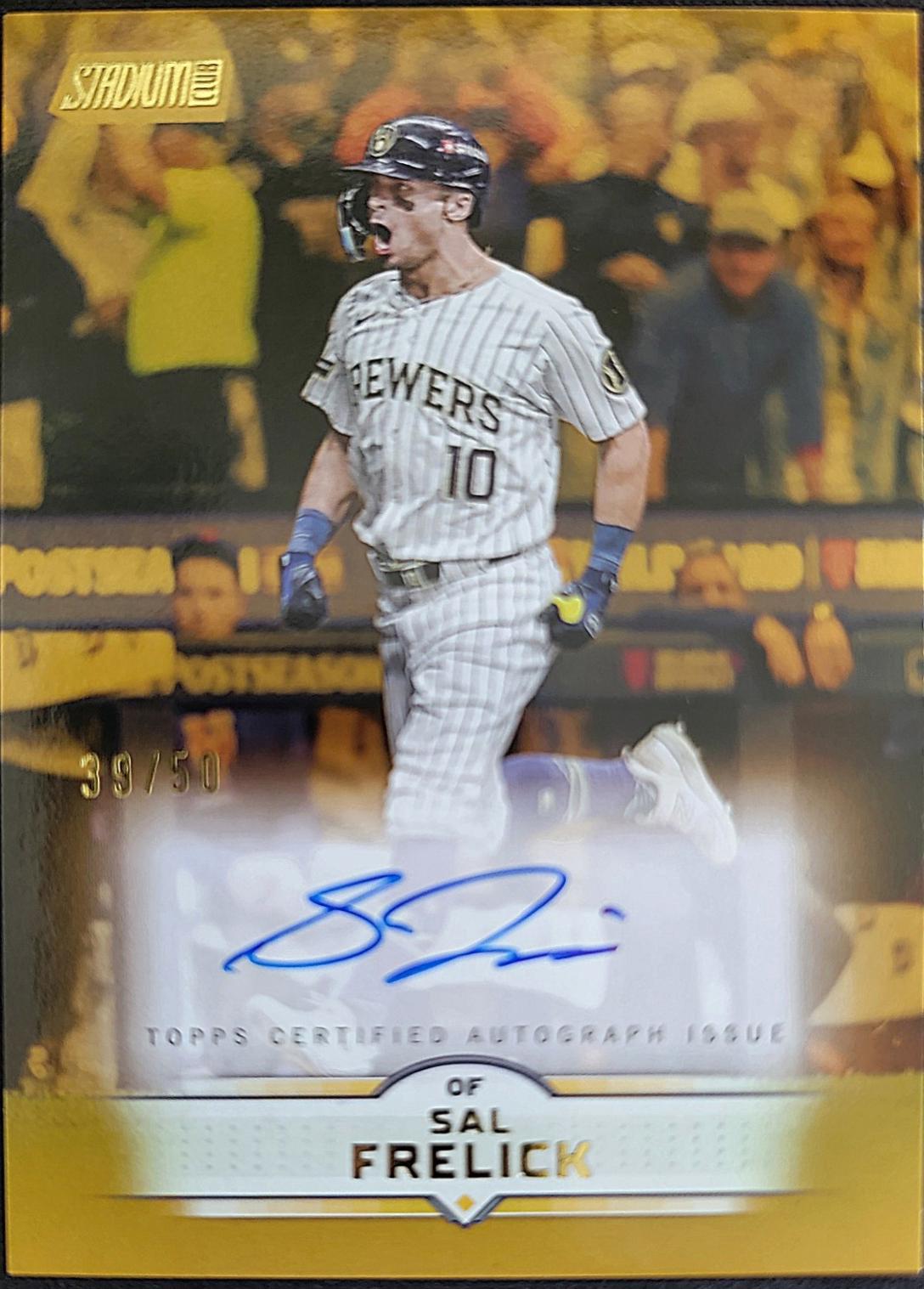 Sal Frelick [Gold] #SCBA-SF Prices | 2025 Topps Stadium Club Autograph ...