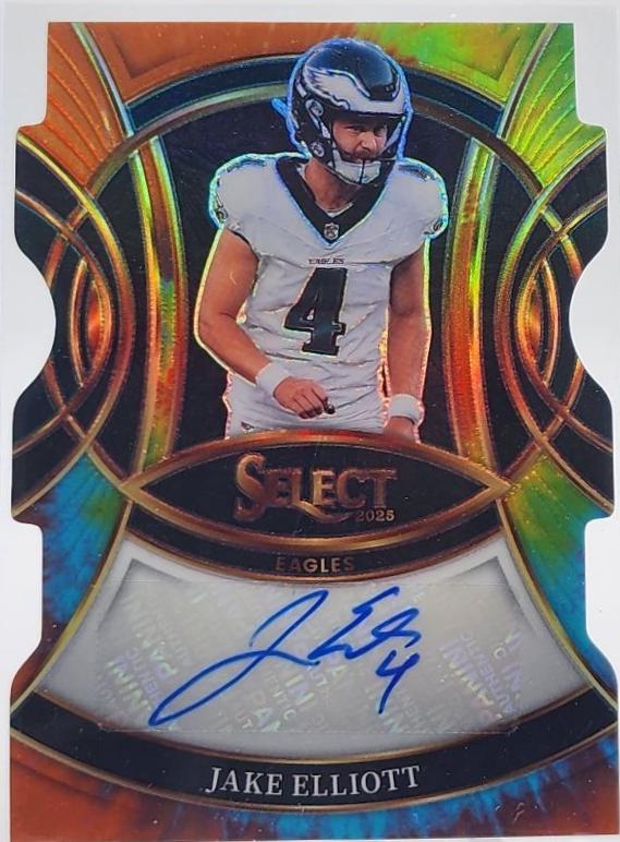 Jake Elliott [Tie-Dye Prizm Die-Cut] #17