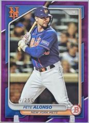Pete Alonso [Purple] #72 Prices | 2024 Bowman | Baseball Cards