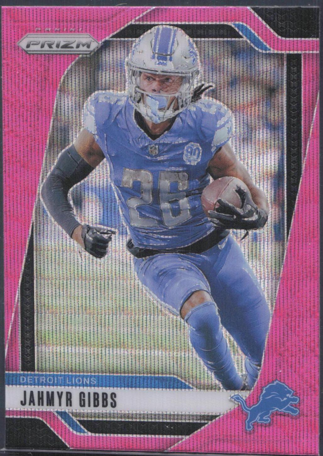 Jahmyr Gibbs [Pink Wave] #93 Prices | 2024 Panini Prizm | Football