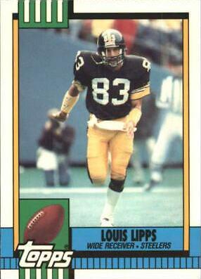 Louis Lipps #184 Football Cards 1990 Topps Tiffany