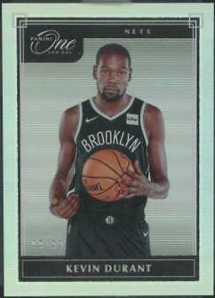 Kevin Durant #62 Basketball Cards 2019 Panini One and One