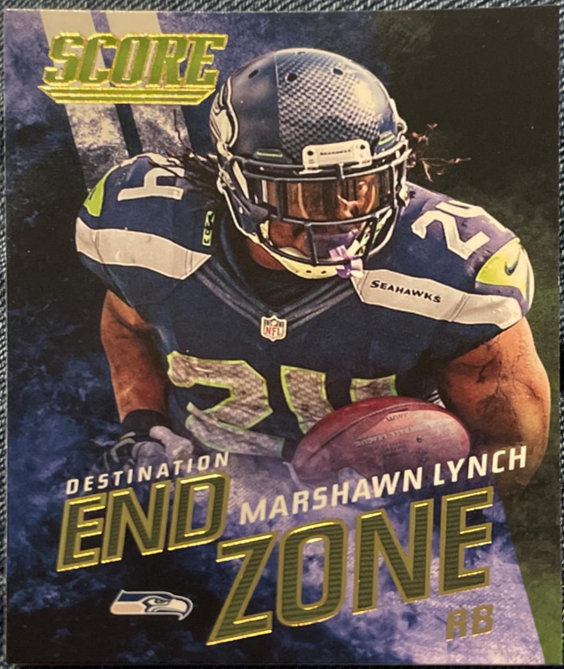 marshawn lynch #DE2 Football Cards 2014 Panini Score Destination Endzone