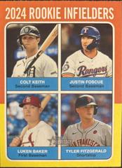 Luken Baker / Colt Keith / Tyler Fitzgerald / Justin Foscue #623 Baseball Cards 2024 Topps Heritage Prices