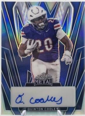 Quinton Cooley #BA-QC1 2024 Leaf Metal Autograph Football
