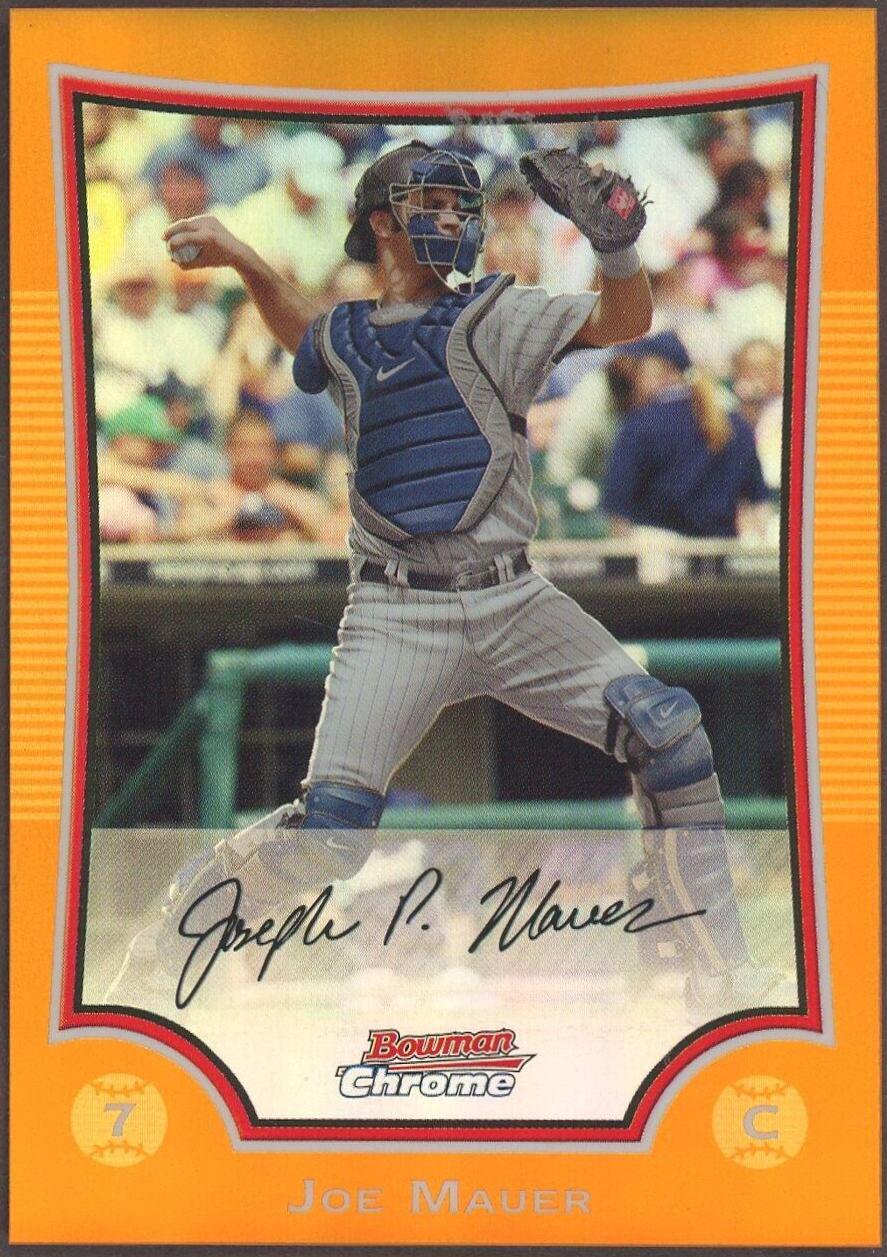 Joe Mauer [Orange Refractor] #98