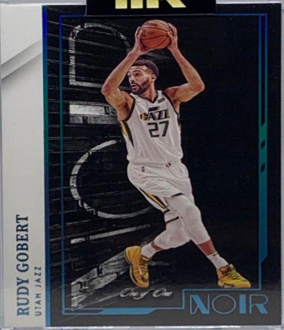 Rudy Gobert #63 Basketball Cards 2021 Panini Noir